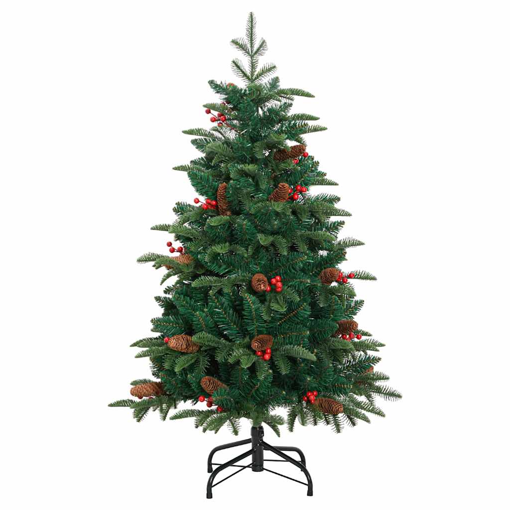 Artificial Christmas Tree with 150 LEDs with Stand Green 120 cm