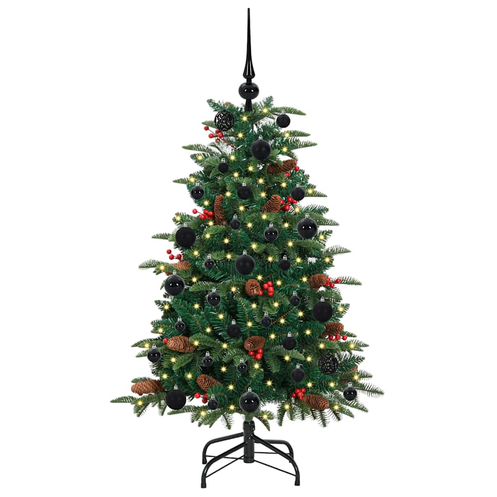 Artificial Christmas Tree with 150 LEDs with Stand Green 120 cm