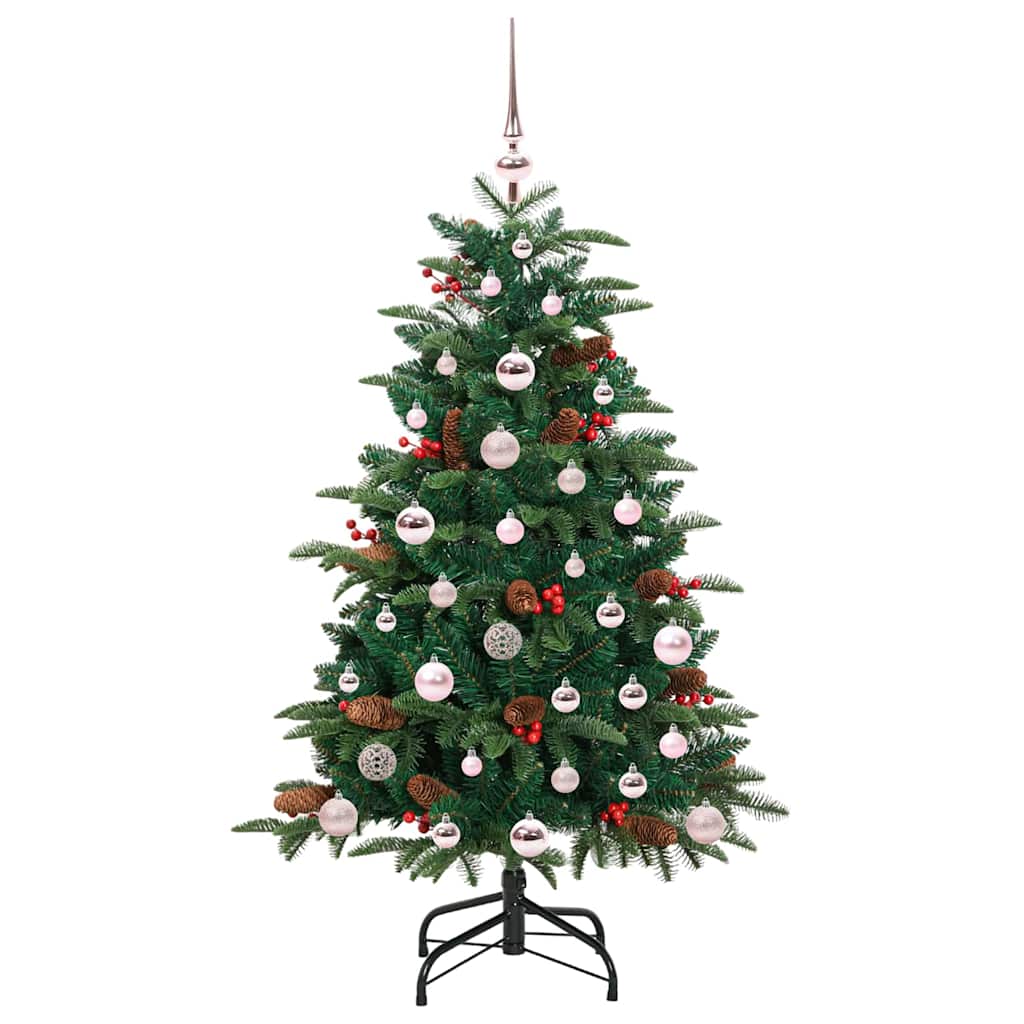 Artificial Christmas Tree with 150 LEDs with Stand Green 120 cm