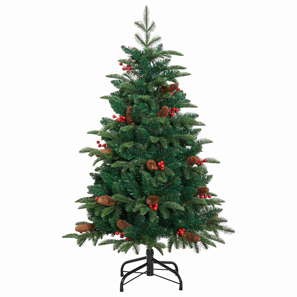 Artificial Christmas Tree with 150 LEDs with Stand Green 120 cm