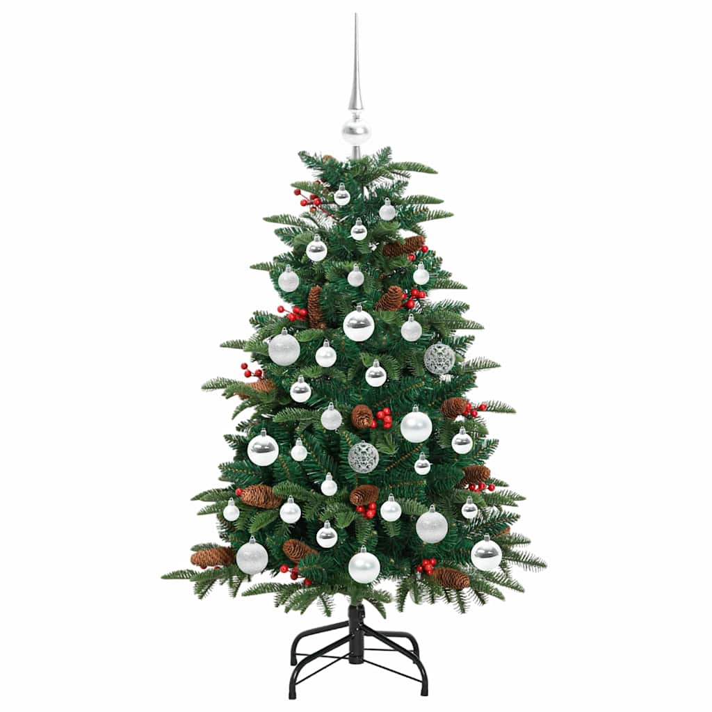 Artificial Christmas Tree with 150 LEDs with Stand Green 120 cm