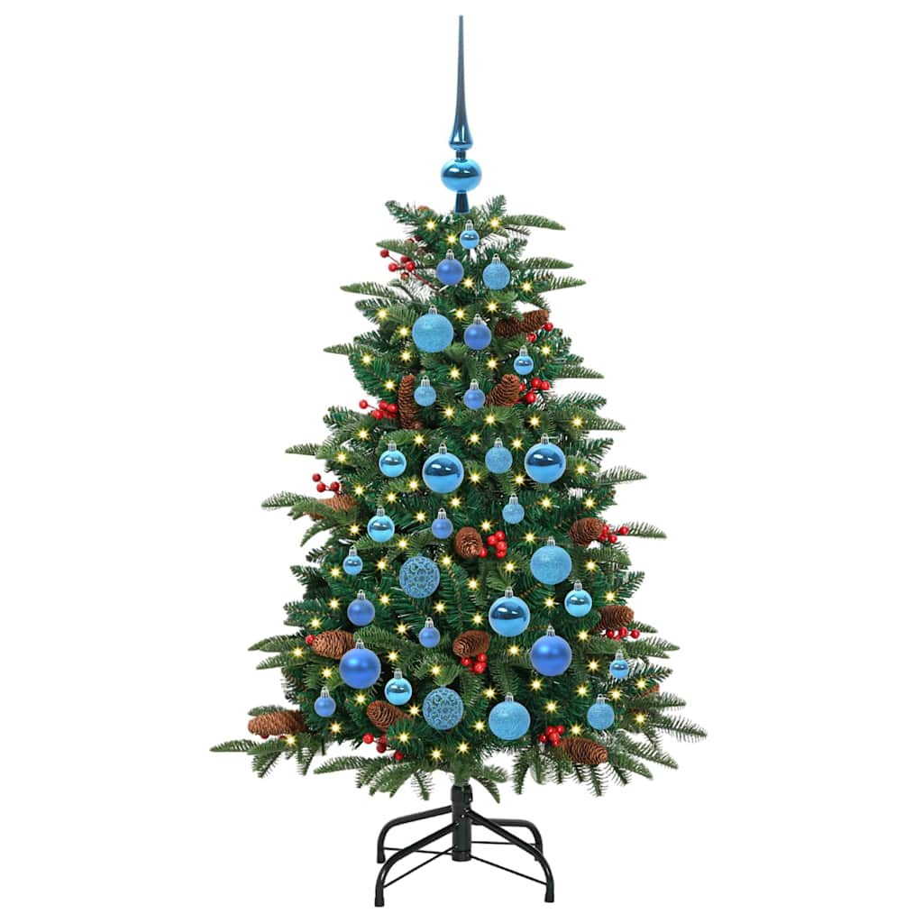 Artificial Christmas Tree with 150 LEDs with Stand Green 120 cm