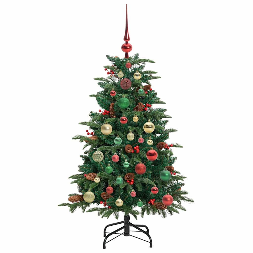 Artificial Christmas Tree with 150 LEDs with Stand Green 120 cm