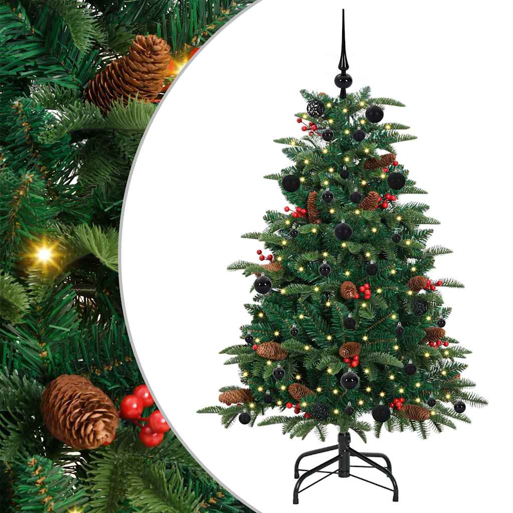 Artificial Christmas Tree with 150 LEDs with Stand Green 150 cm