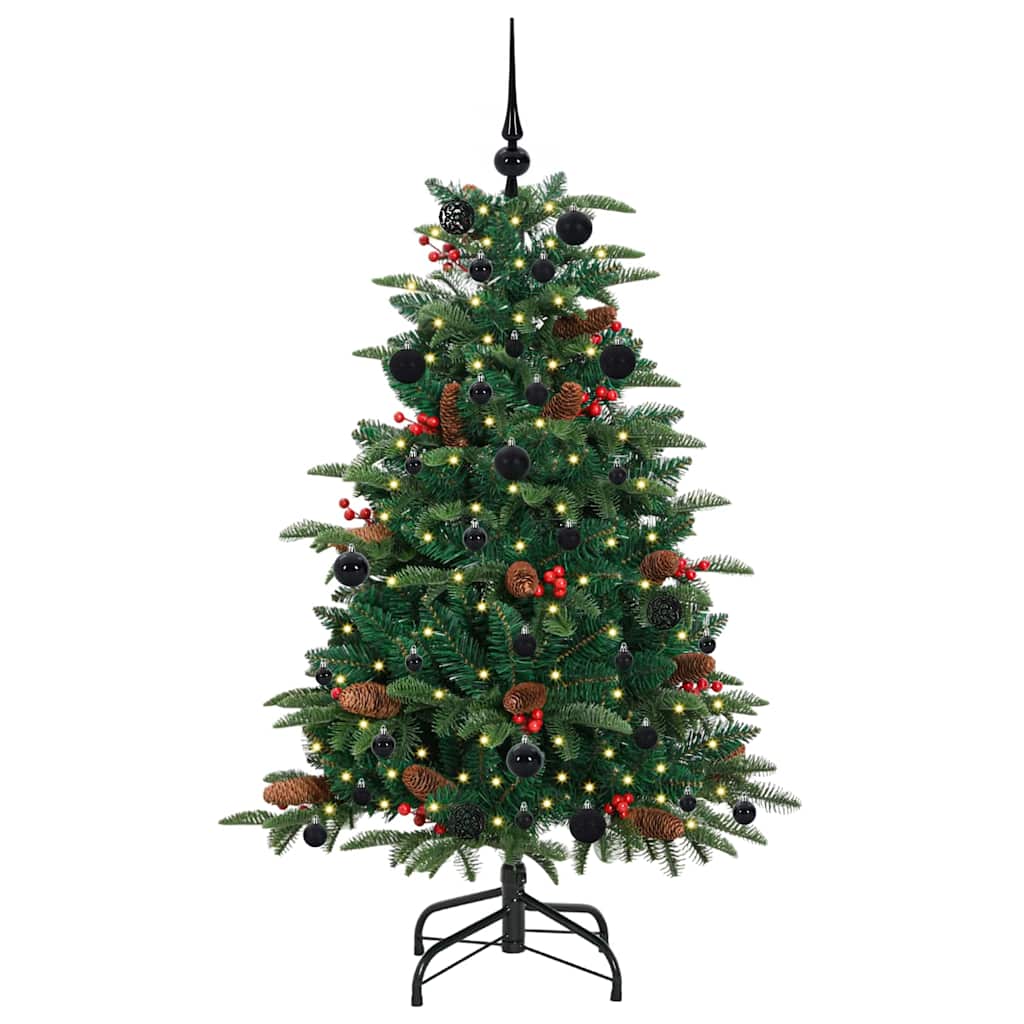 Artificial Christmas Tree with 150 LEDs with Stand Green 150 cm