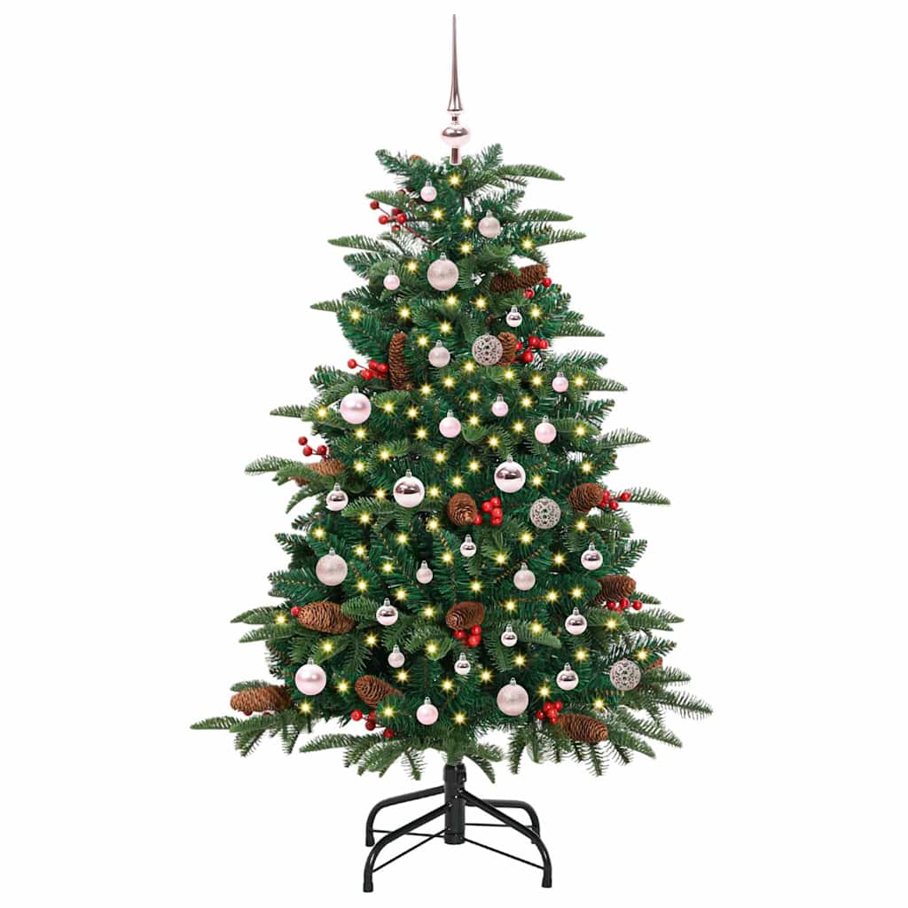Artificial Christmas Tree with 150 LEDs with Stand Green 150 cm