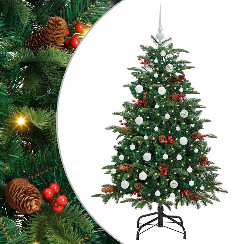 Artificial Christmas Tree with 150 LEDs with Stand Green 150 cm