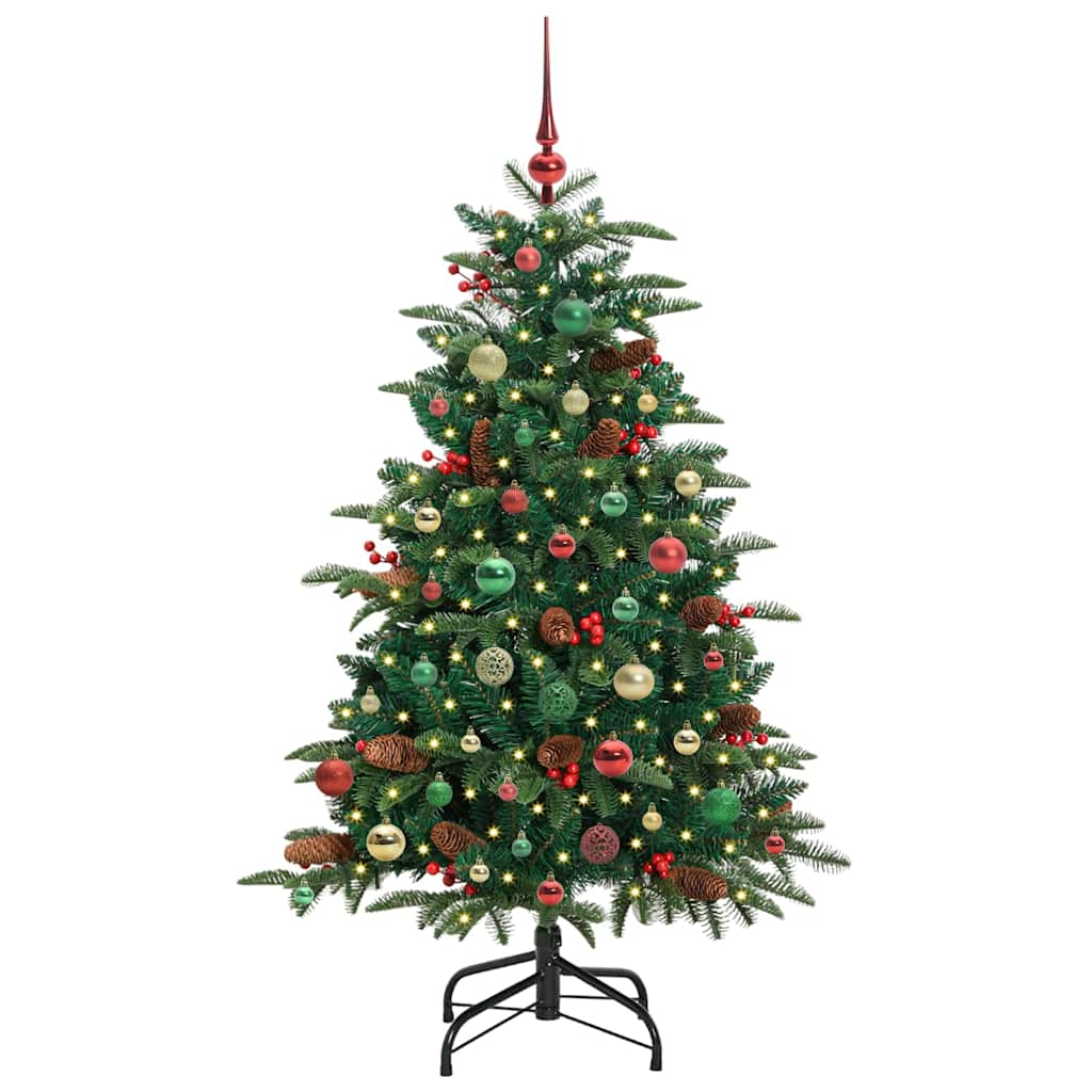 Artificial Christmas Tree with 150 LEDs with Stand Green 150 cm