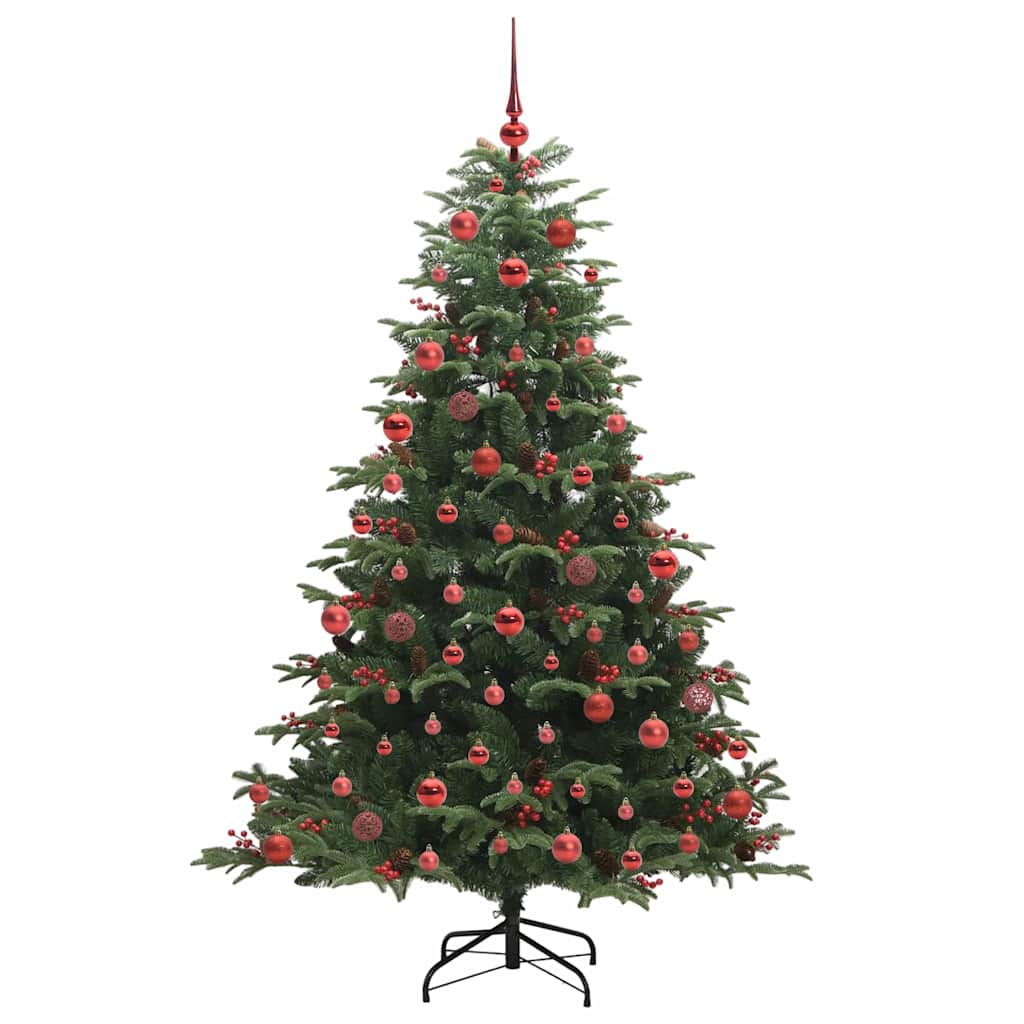 Artificial Christmas Tree with 300 LEDs with Stand Green 180 cm