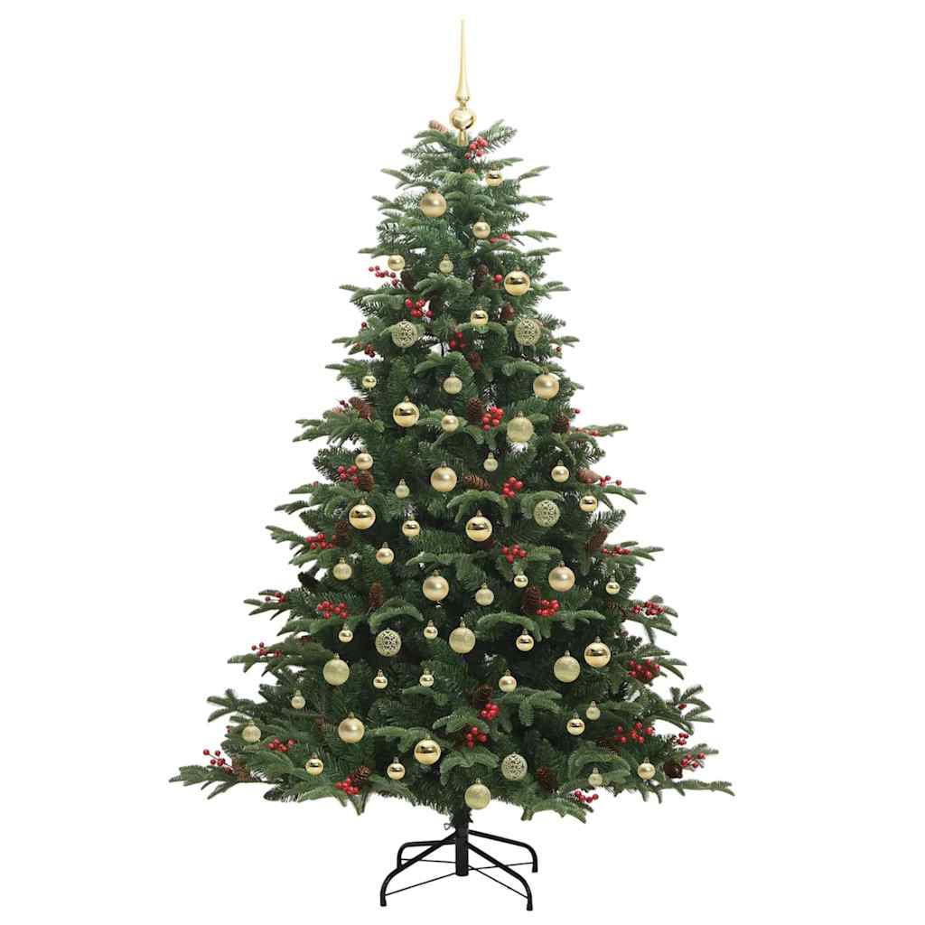 Artificial Christmas Tree with 300 LEDs with Stand Green 180 cm