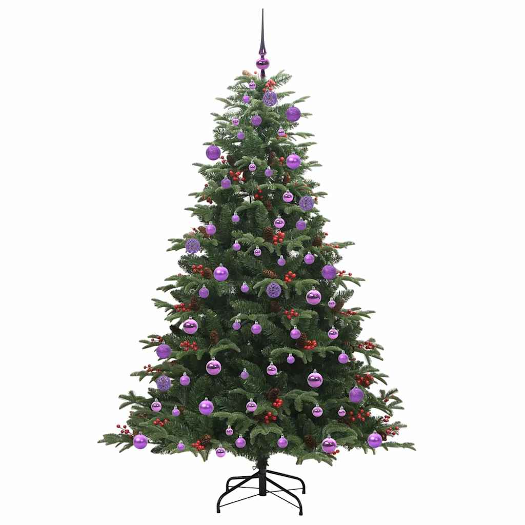 Artificial Christmas Tree with 300 LEDs with Stand Green 180 cm