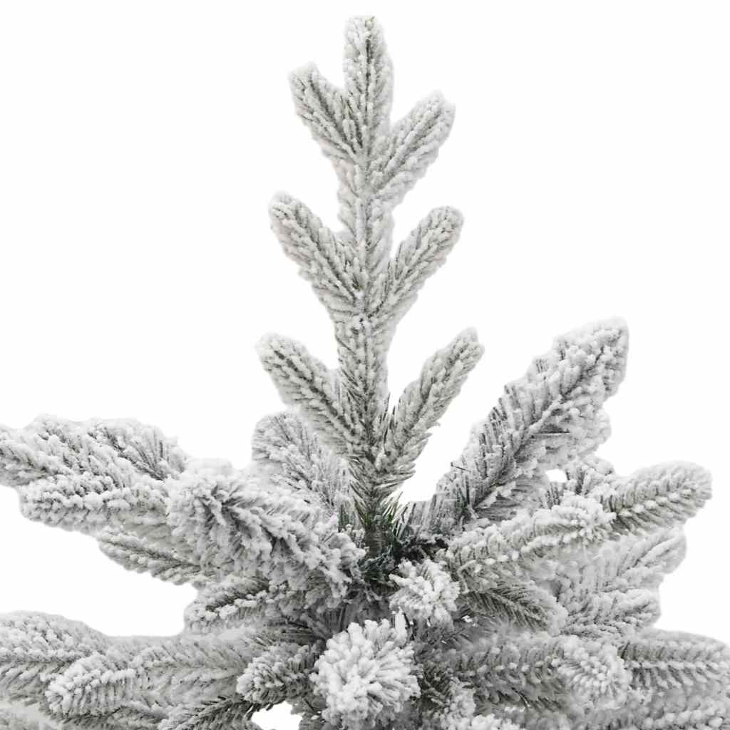 Artificial Hinged Christmas Tree White 120 cm PE and PVC