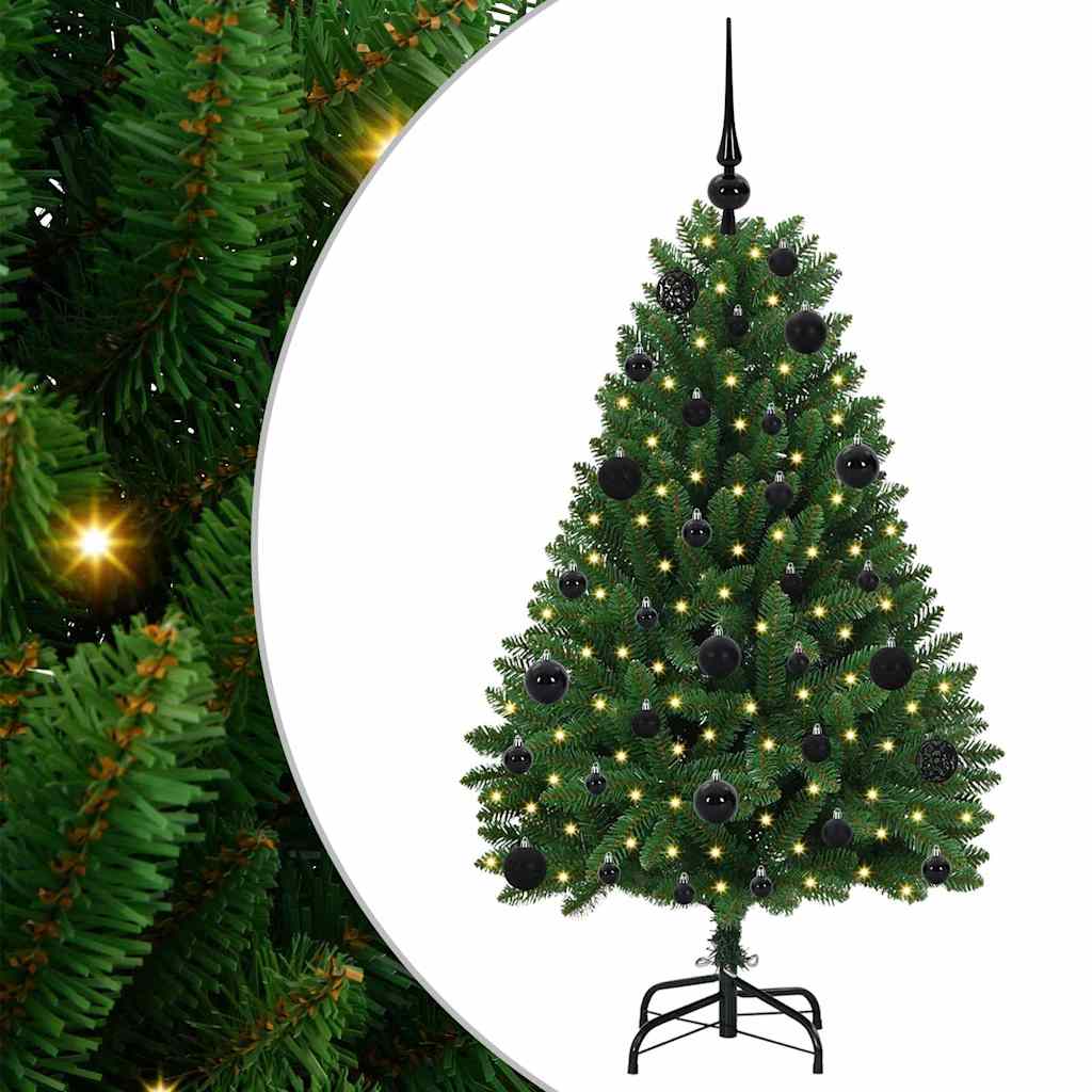 Artificial Christmas Tree with Stand Green 120 cm PVC and Metal