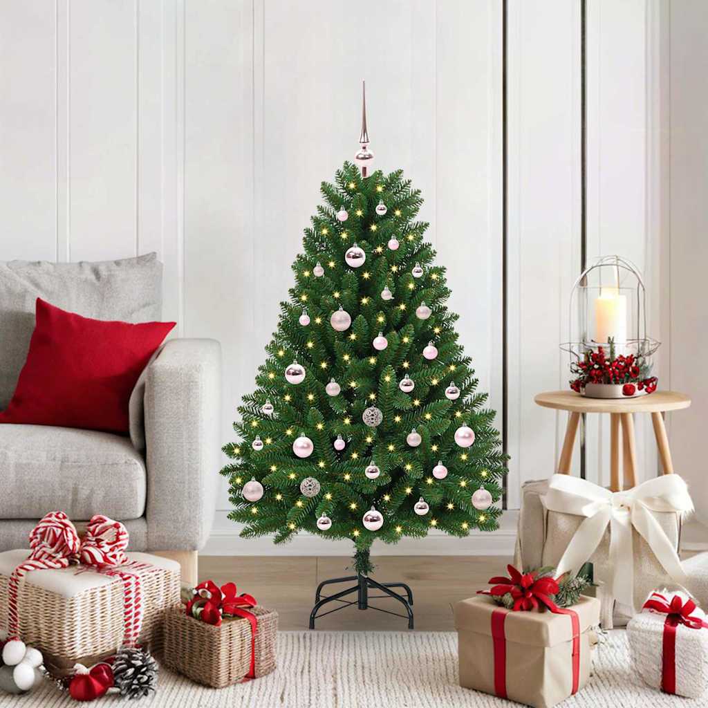 Artificial Christmas Tree with Stand Green 120 cm PVC and Metal