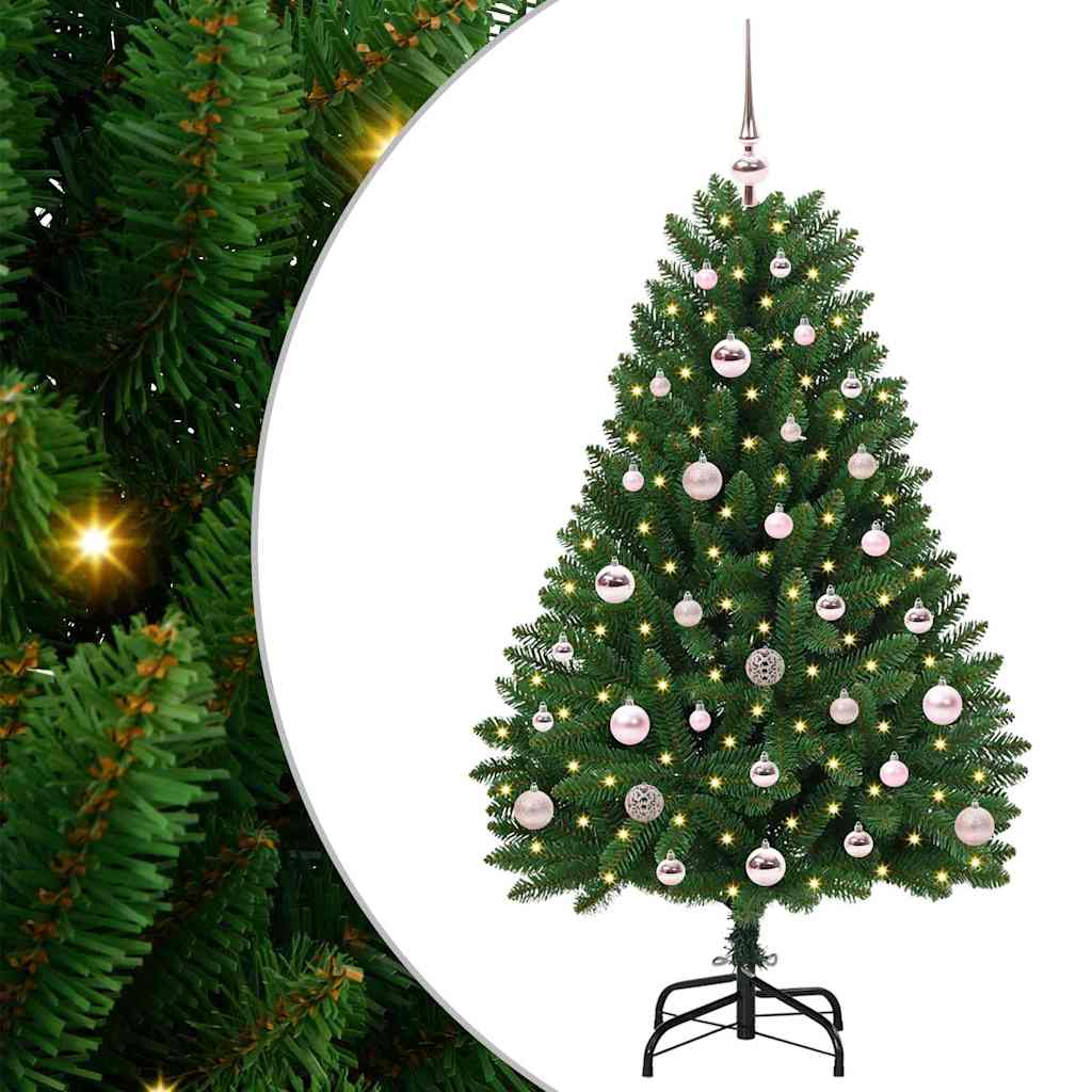 Artificial Christmas Tree with Stand Green 120 cm PVC and Metal