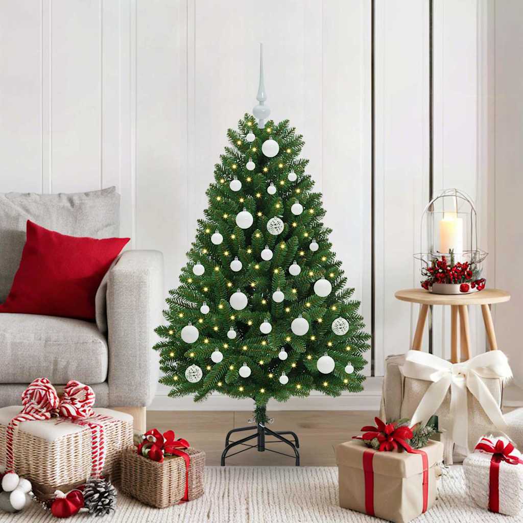 Artificial Christmas Tree with Stand Green 120 cm PVC and Metal