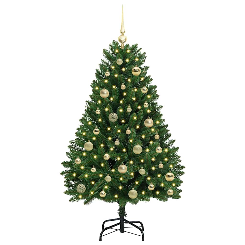 Artificial Christmas Tree with Stand Green 120 cm PVC and Metal