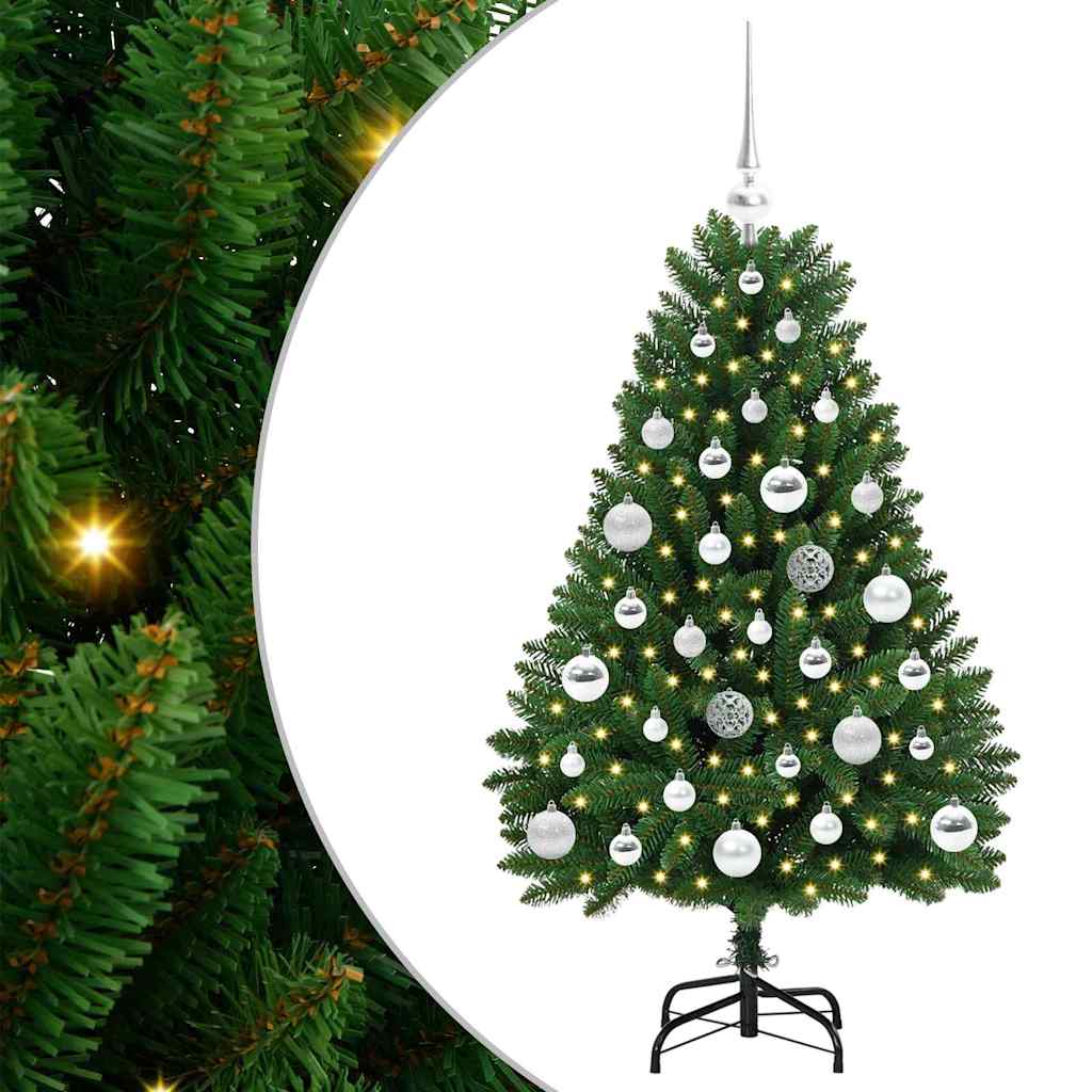 Artificial Christmas Tree with Stand Green 120 cm PVC and Metal