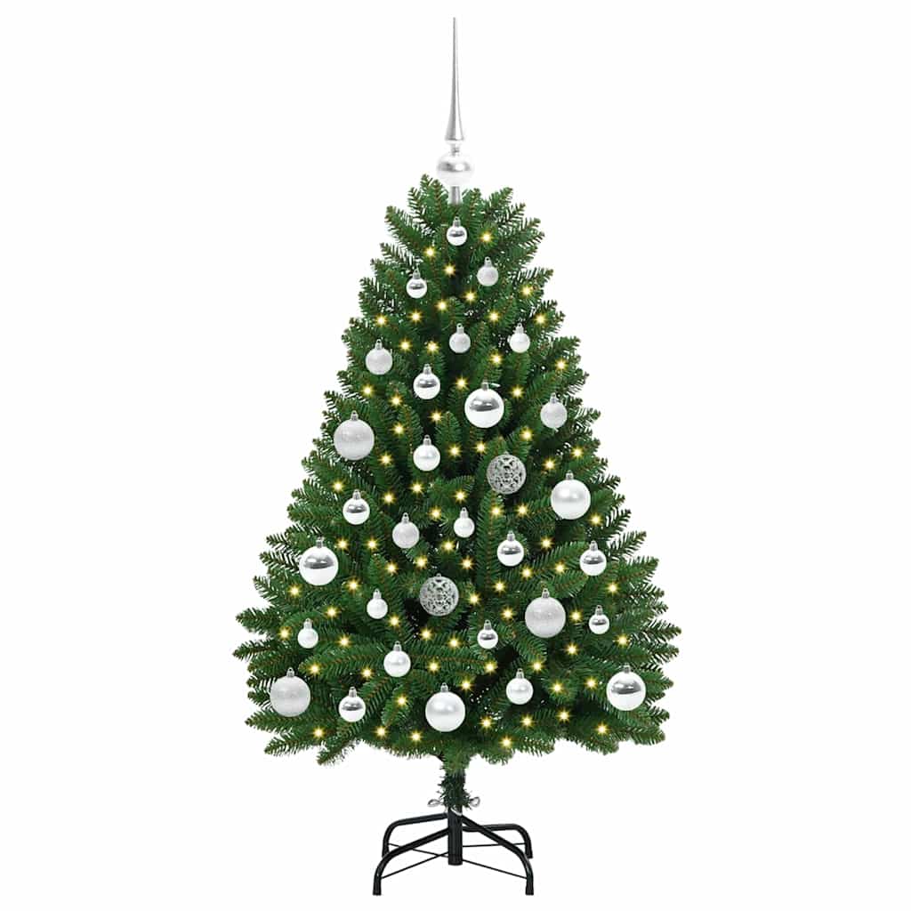 Artificial Christmas Tree with Stand Green 120 cm PVC and Metal