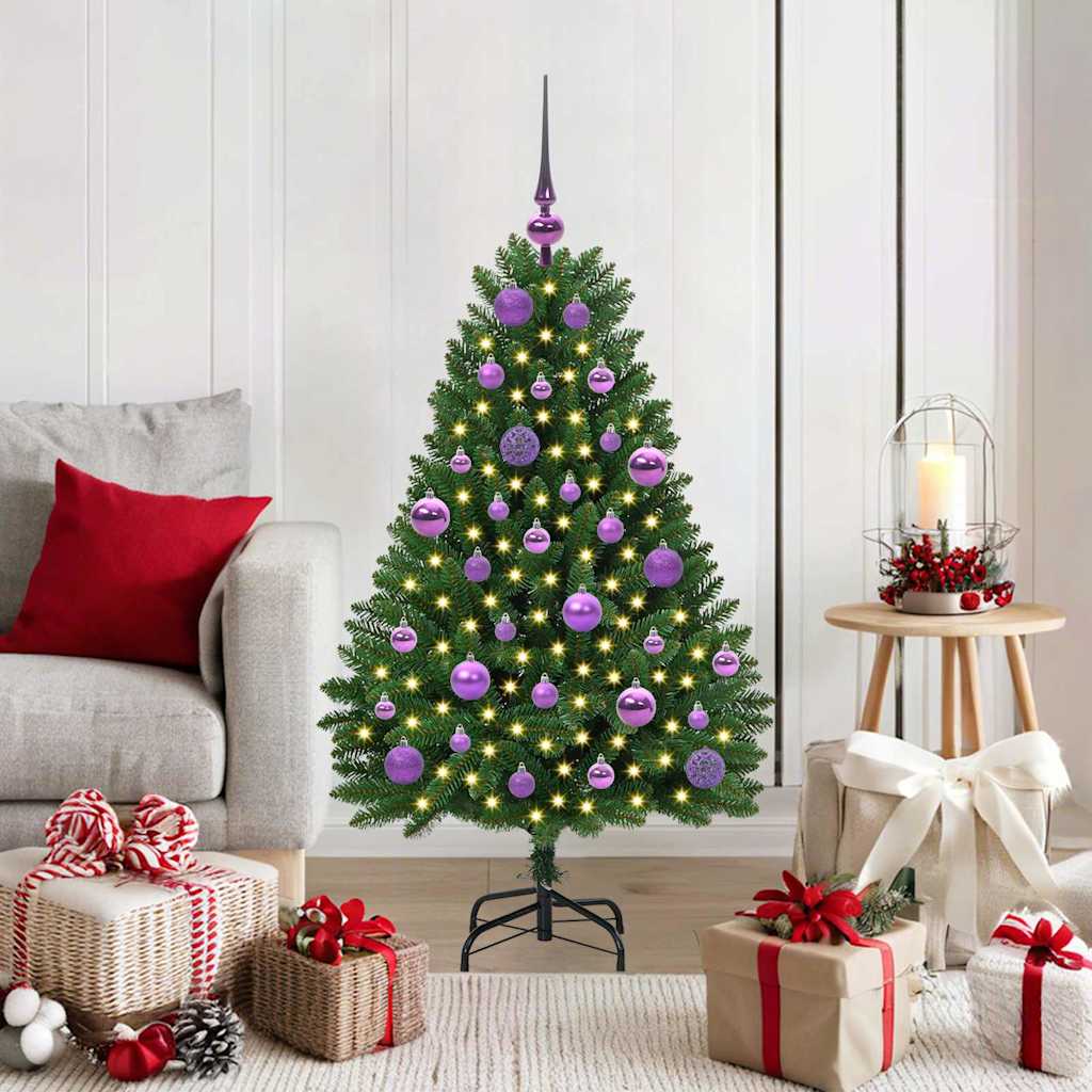 Artificial Christmas Tree with Stand Green 120 cm PVC and Metal