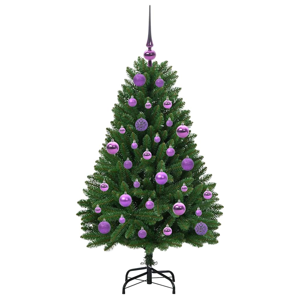 Artificial Christmas Tree with Stand Green 120 cm PVC and Metal