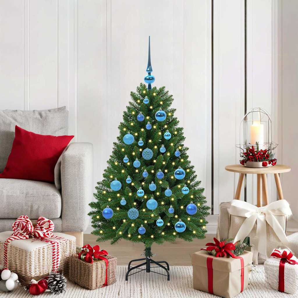 Artificial Christmas Tree with Stand Green 120 cm PVC and Metal