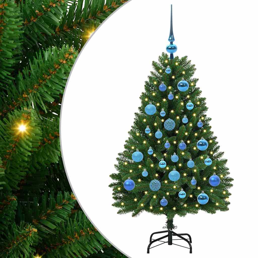 Artificial Christmas Tree with Stand Green 120 cm PVC and Metal