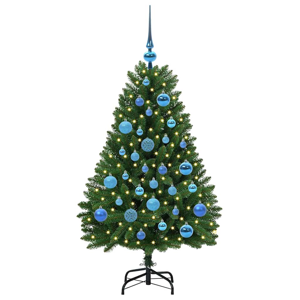 Artificial Christmas Tree with Stand Green 120 cm PVC and Metal