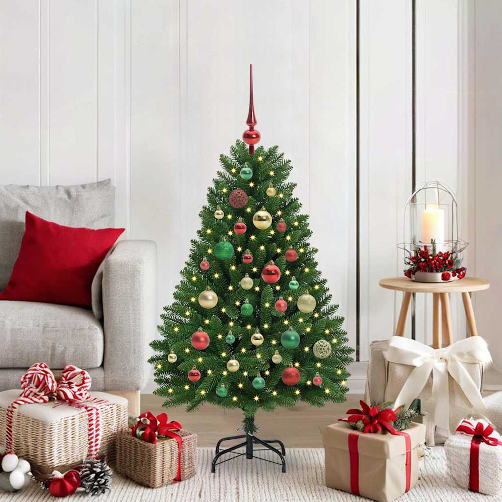 Artificial Christmas Tree with Stand Green 120 cm PVC and Metal