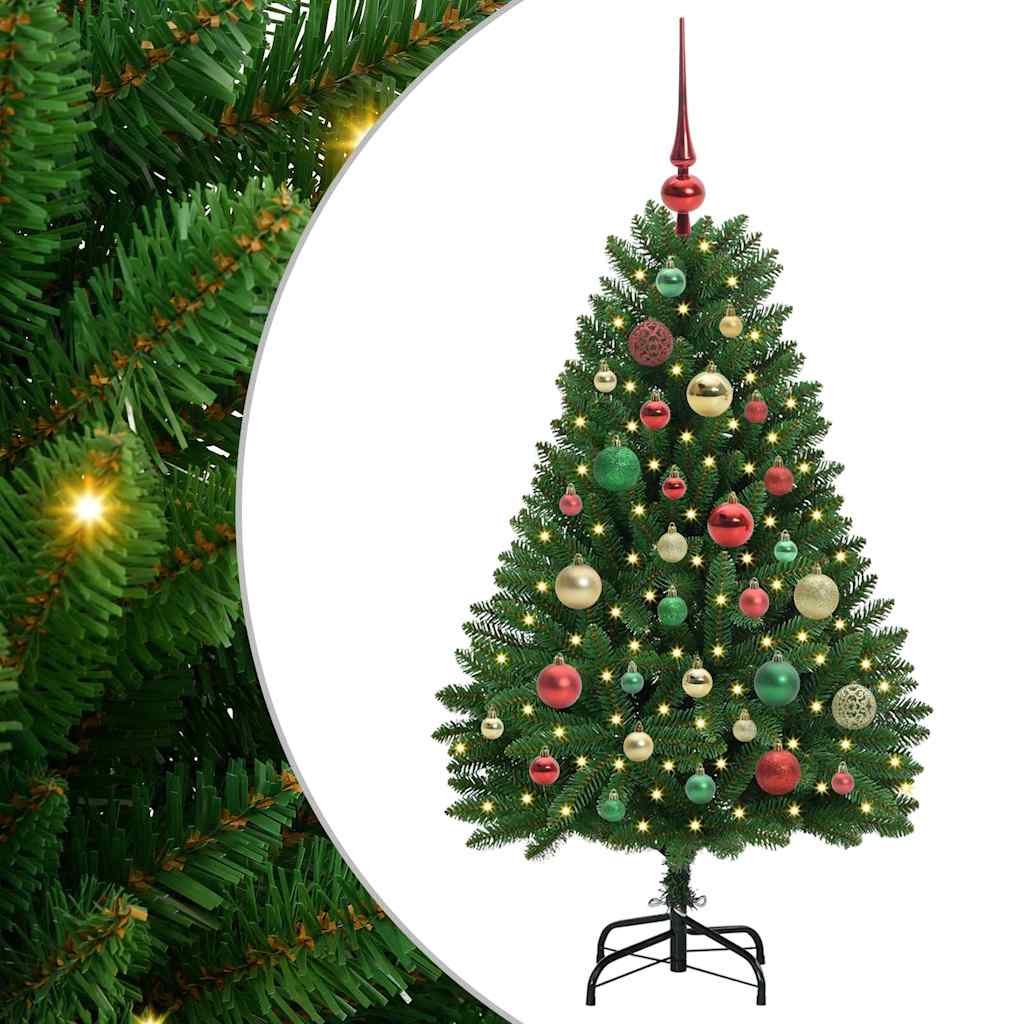 Artificial Christmas Tree with Stand Green 120 cm PVC and Metal