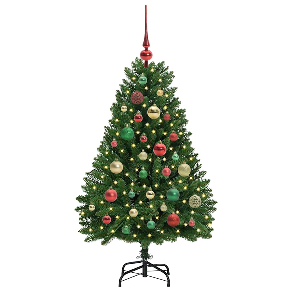 Artificial Christmas Tree with Stand Green 120 cm PVC and Metal