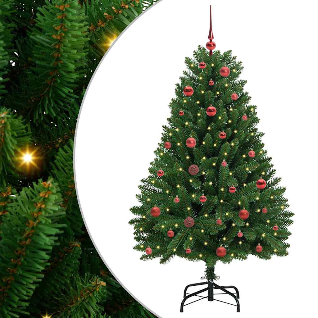 Artificial Christmas Tree with Stand Green 150 cm PVC and Metal