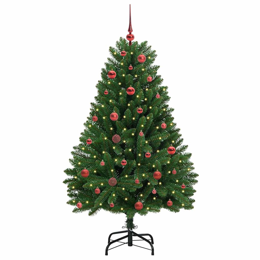Artificial Christmas Tree with Stand Green 150 cm PVC and Metal