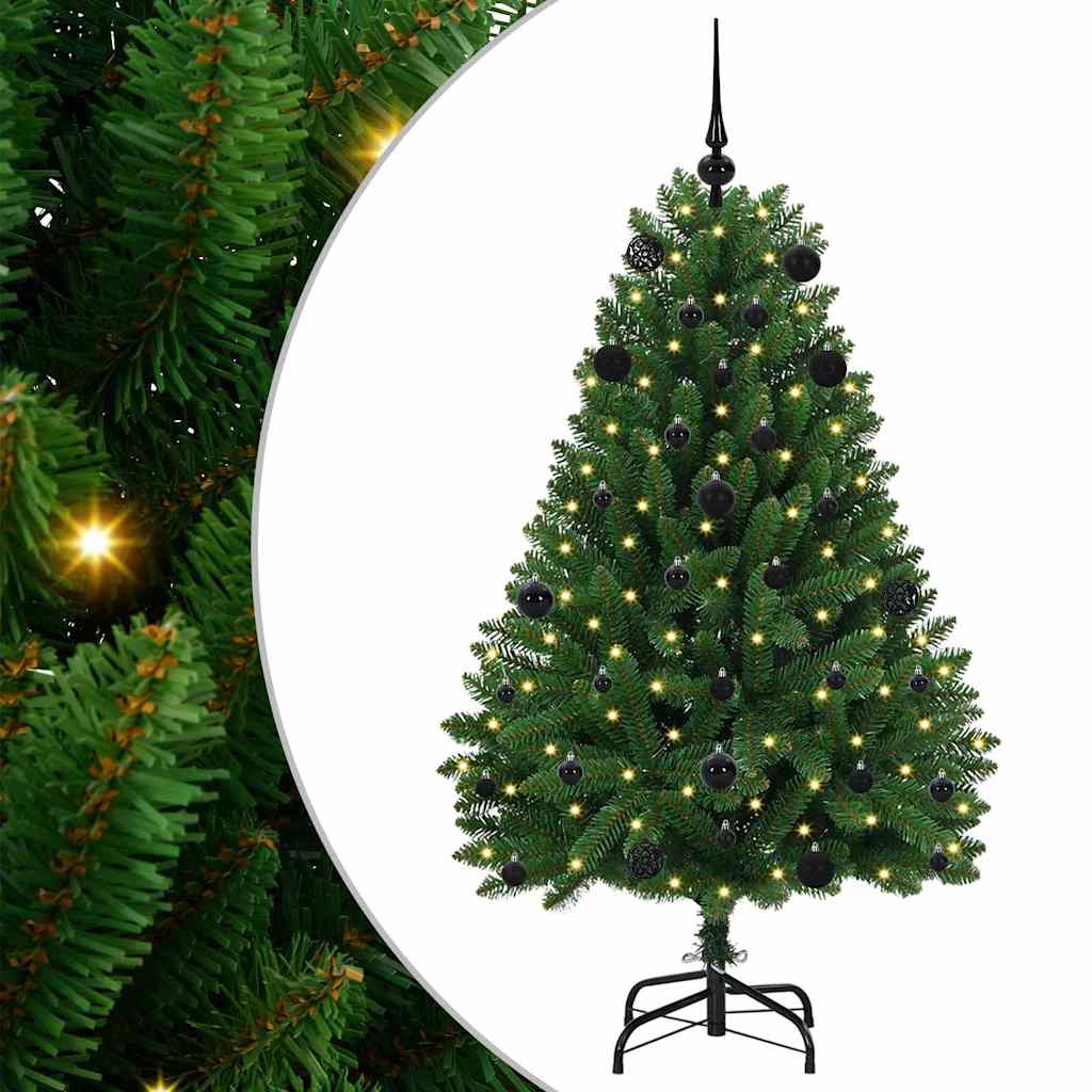 Artificial Christmas Tree with Stand Green 150 cm PVC and Metal
