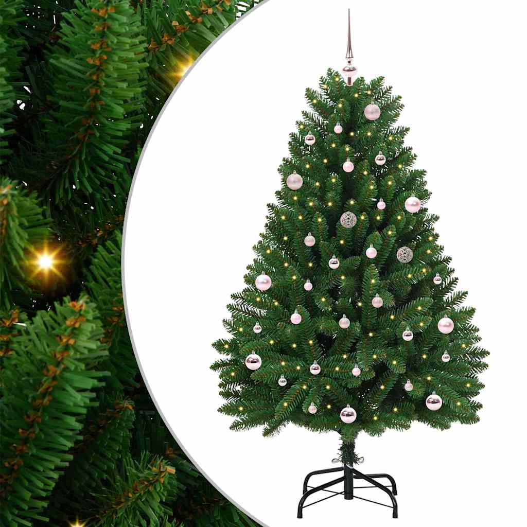 Artificial Christmas Tree with Stand Green 150 cm PVC and Metal