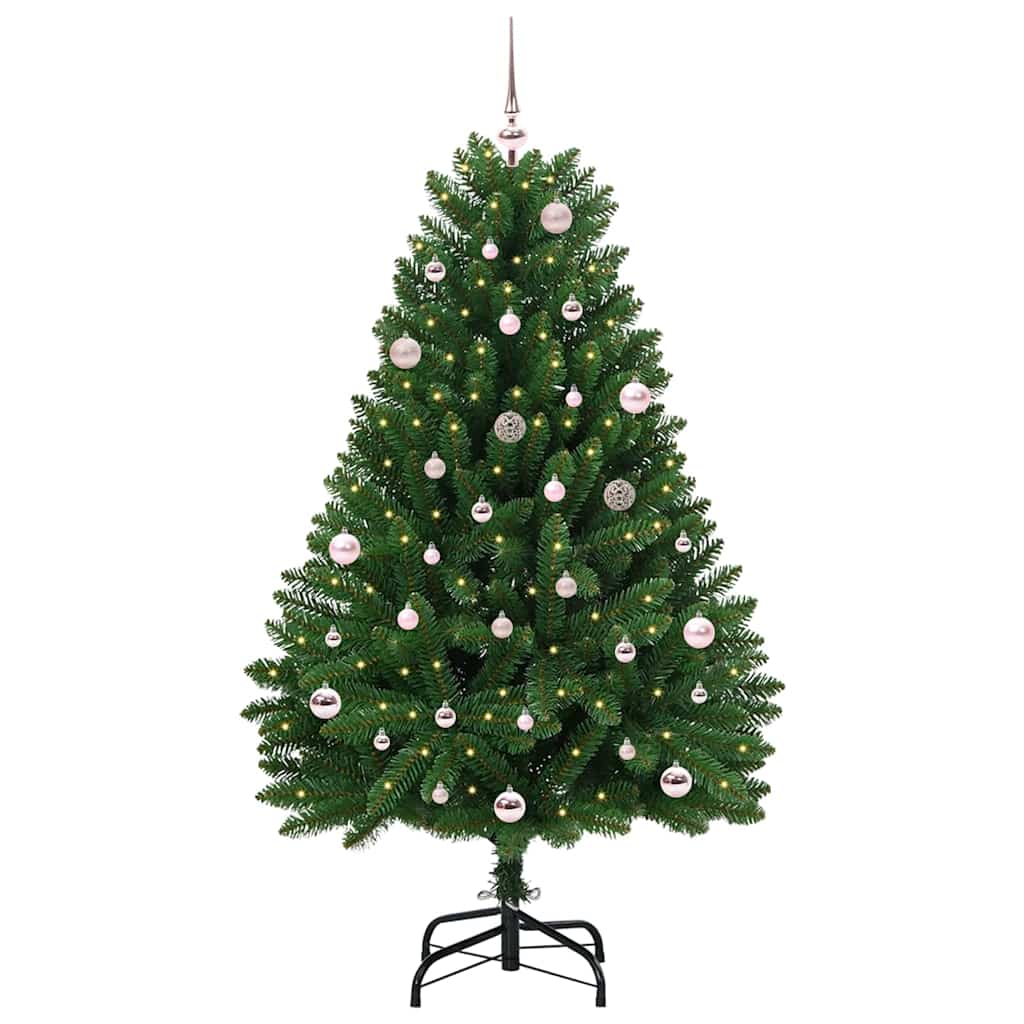Artificial Christmas Tree with Stand Green 150 cm PVC and Metal