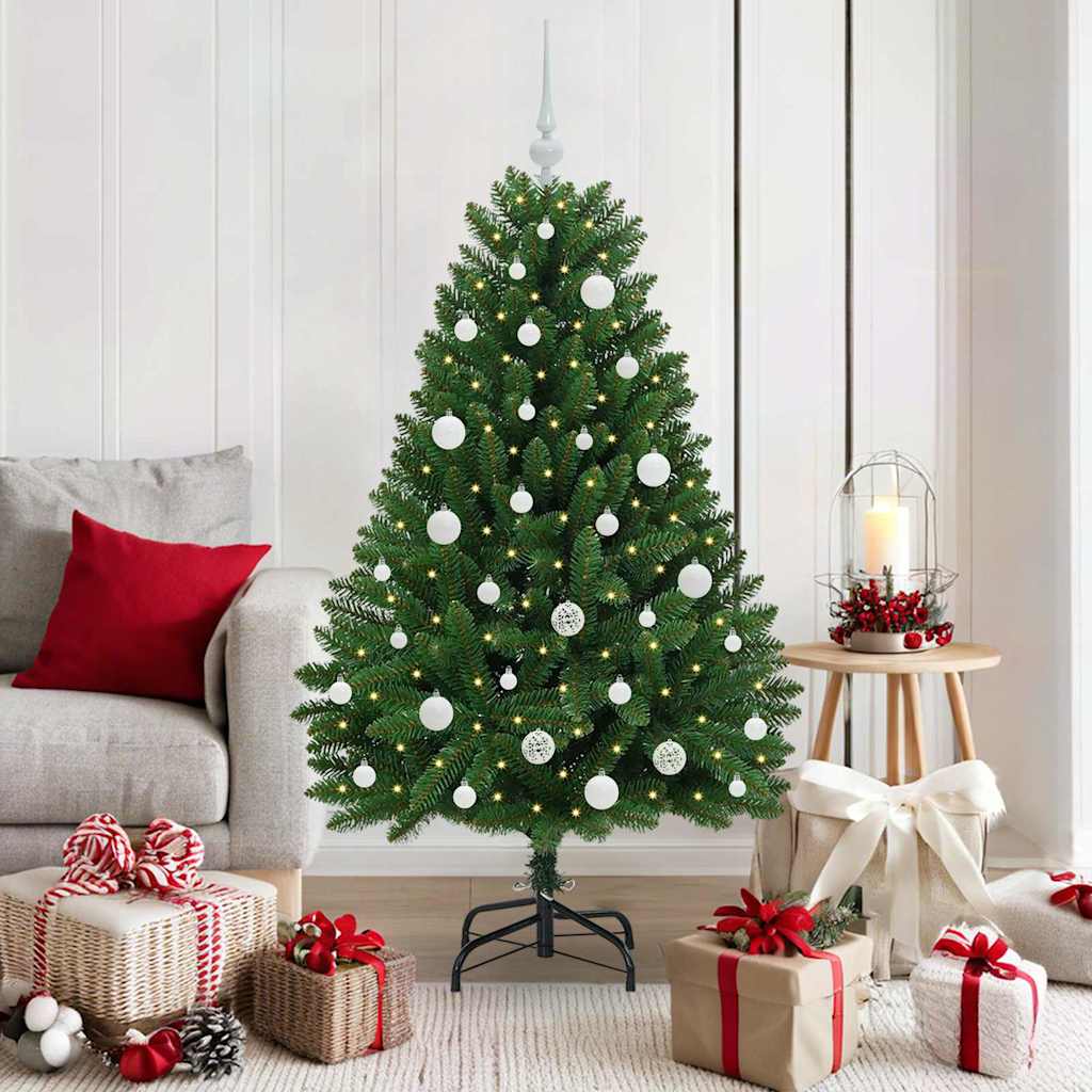 Artificial Christmas Tree with Stand Green 150 cm PVC and Metal