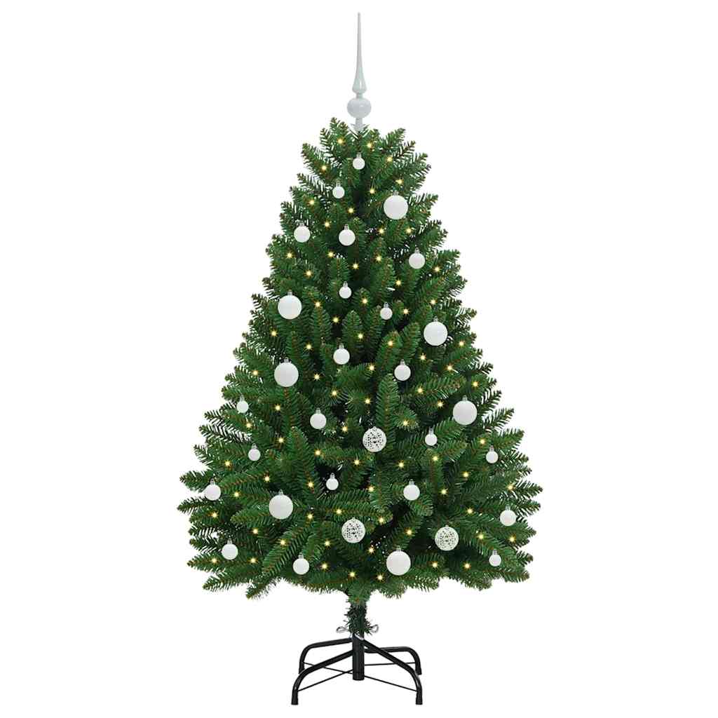 Artificial Christmas Tree with Stand Green 150 cm PVC and Metal