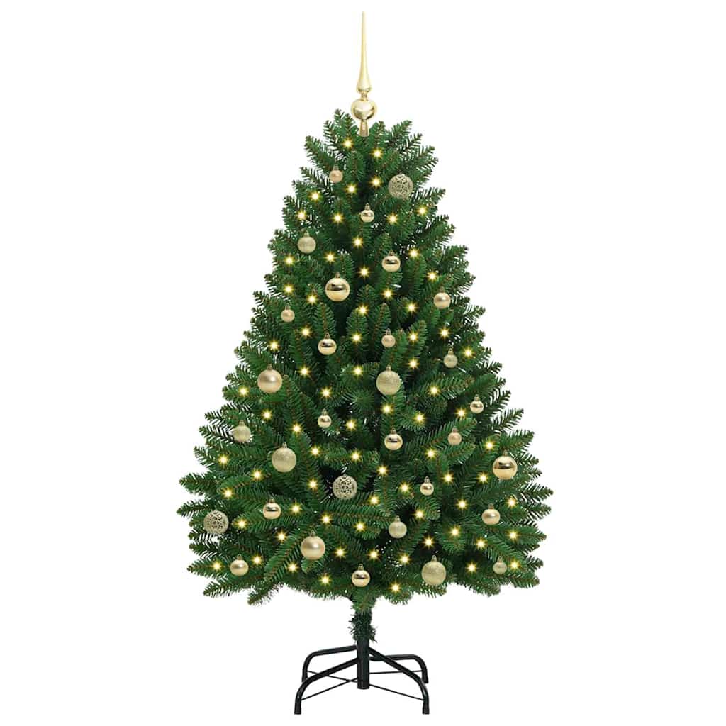Artificial Christmas Tree with Stand Green 150 cm PVC and Metal