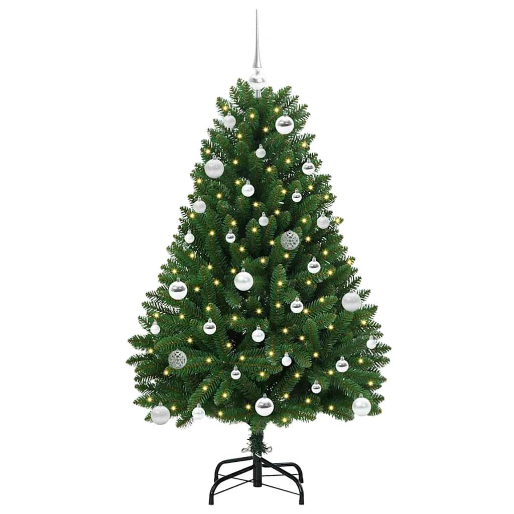 Artificial Christmas Tree with Stand Green 150 cm PVC and Metal