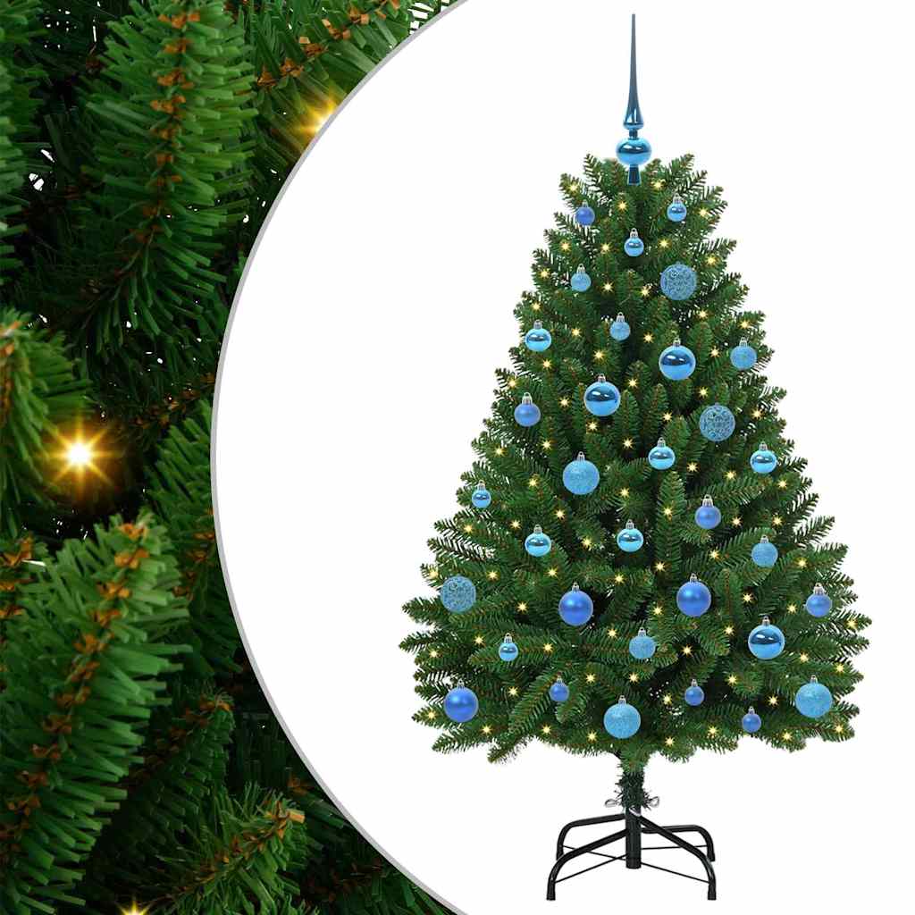 Artificial Christmas Tree with Stand Green 150 cm PVC and Metal