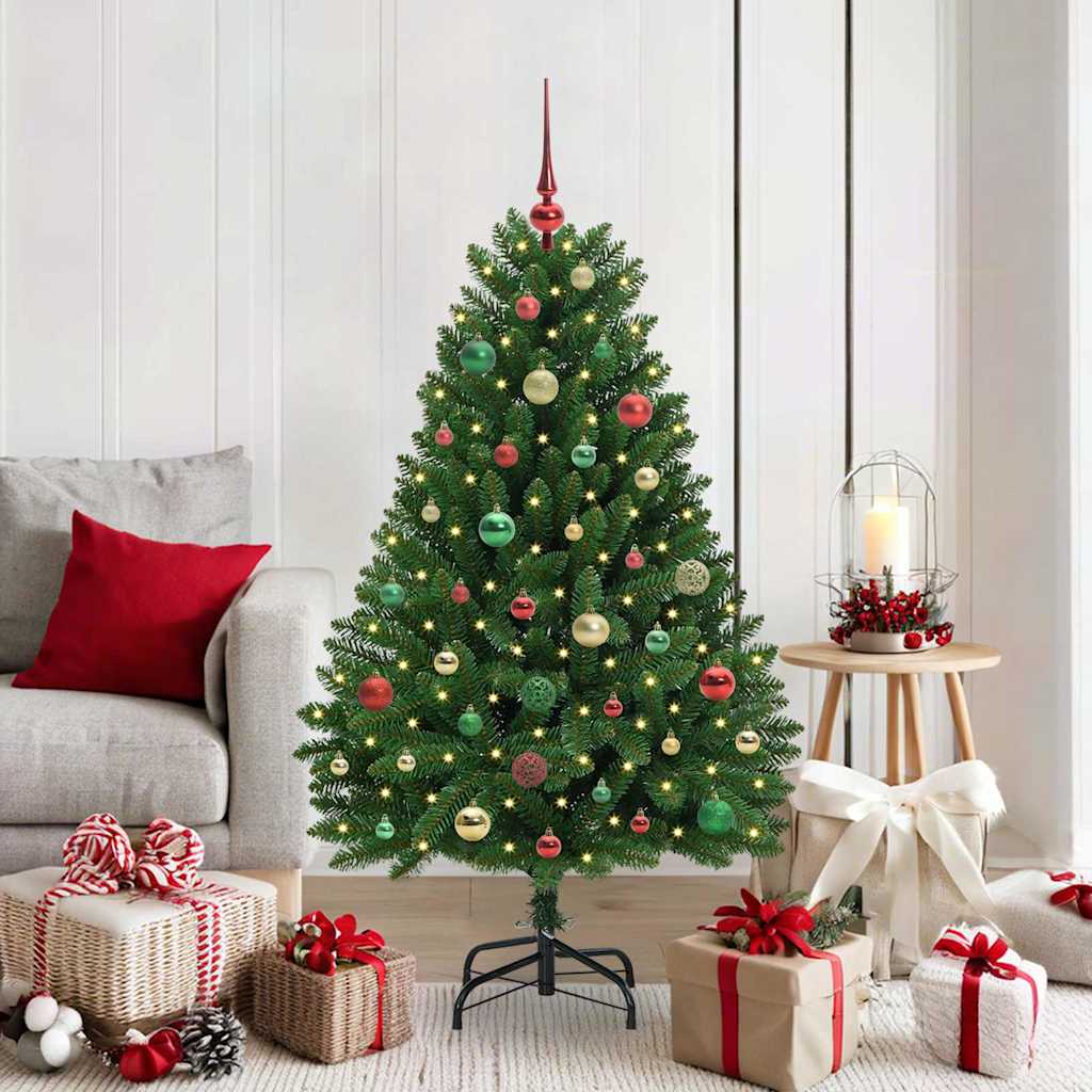 Artificial Christmas Tree with Stand Green 150 cm PVC and Metal