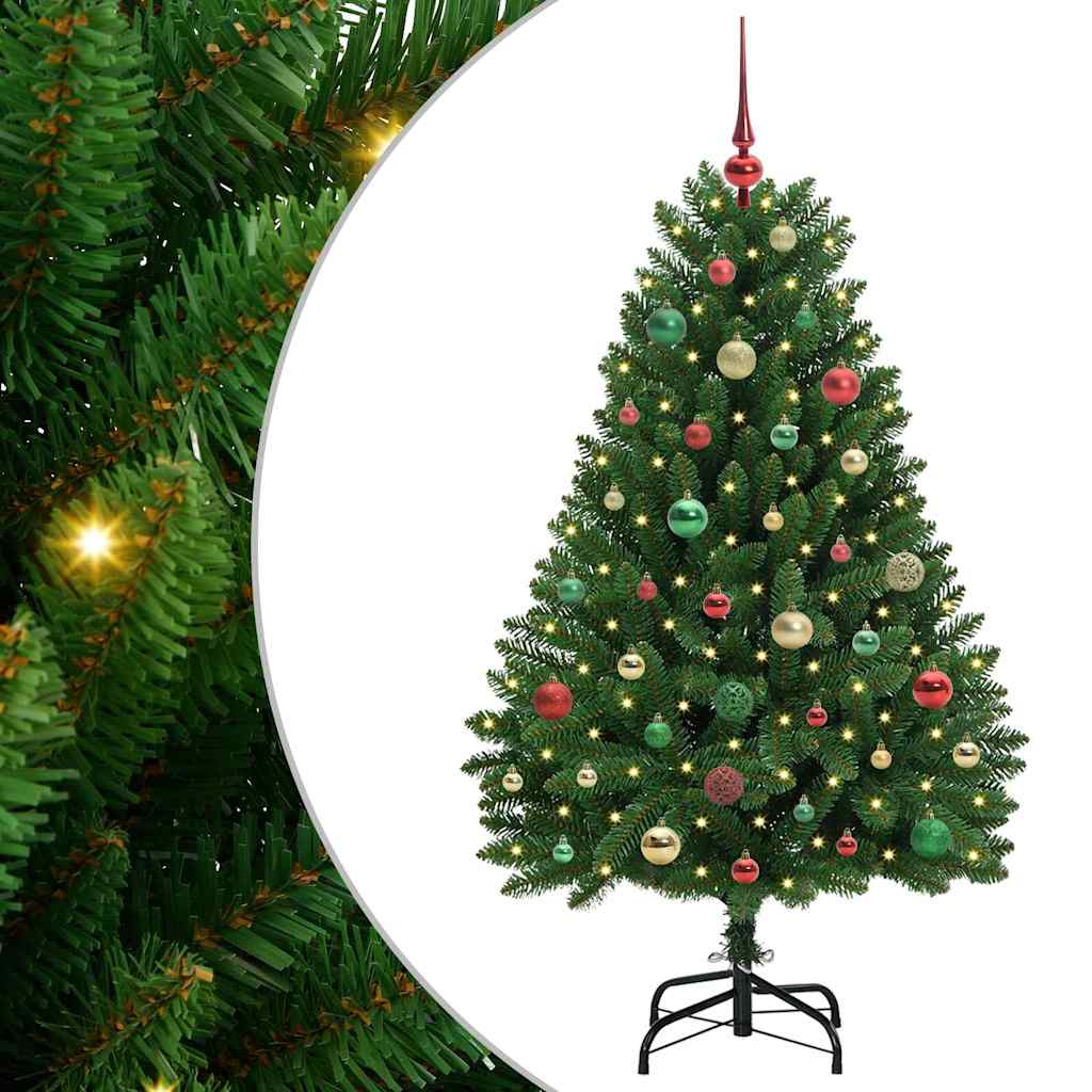 Artificial Christmas Tree with Stand Green 150 cm PVC and Metal