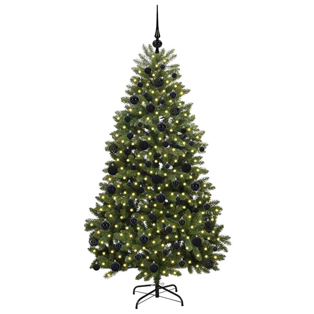 Artificial Christmas Tree with Stand Green 180 cm PVC and Metal