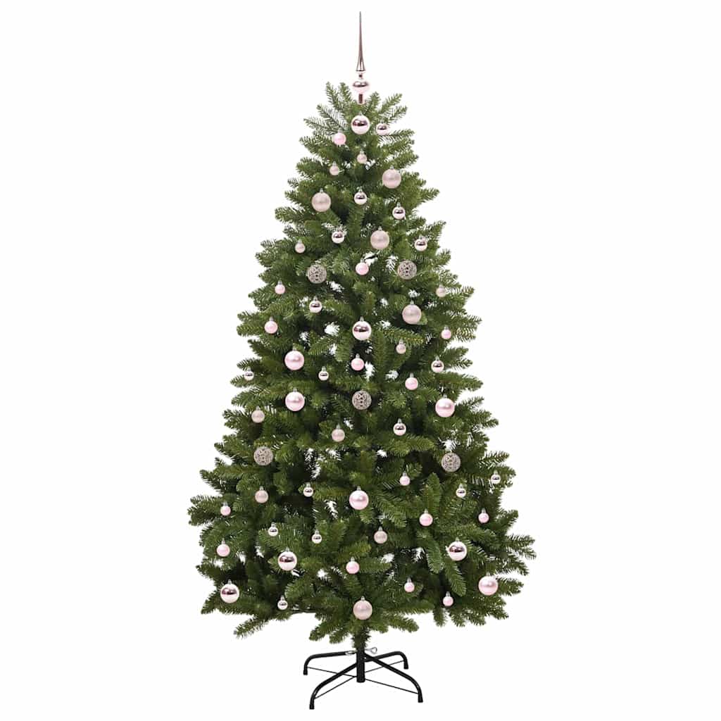 Artificial Christmas Tree with Stand Green 180 cm PVC and Metal