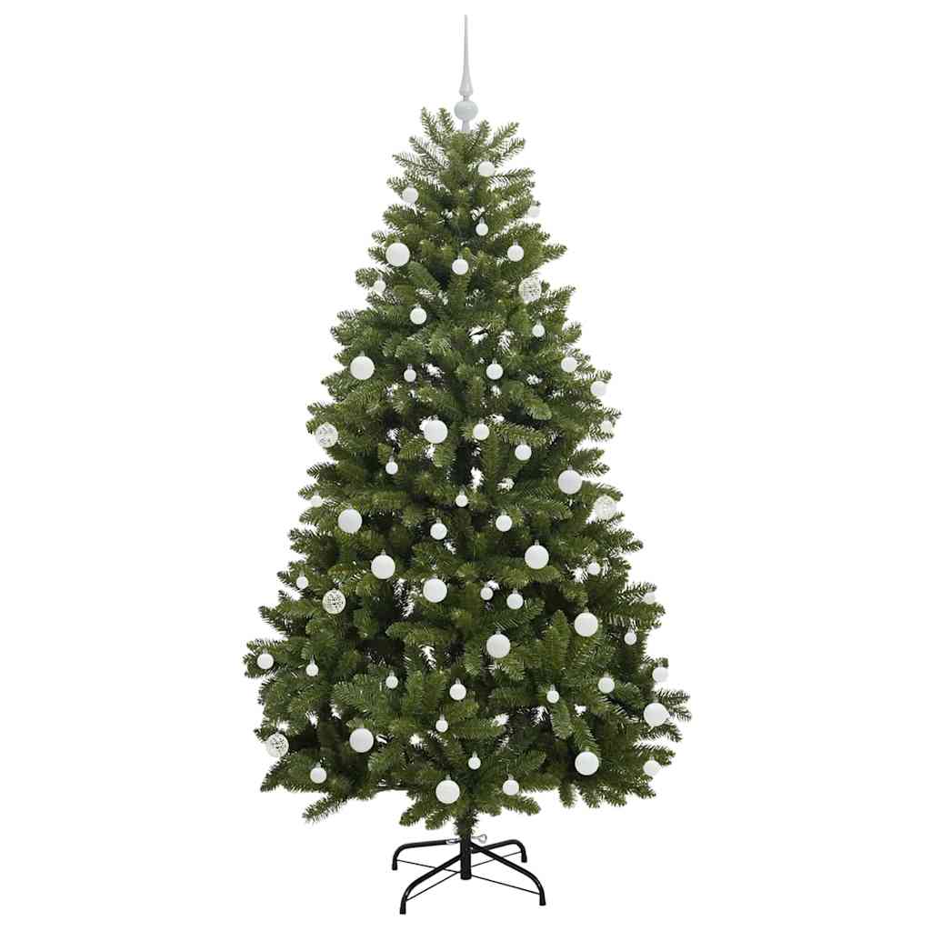 Artificial Christmas Tree with Stand Green 180 cm PVC and Metal