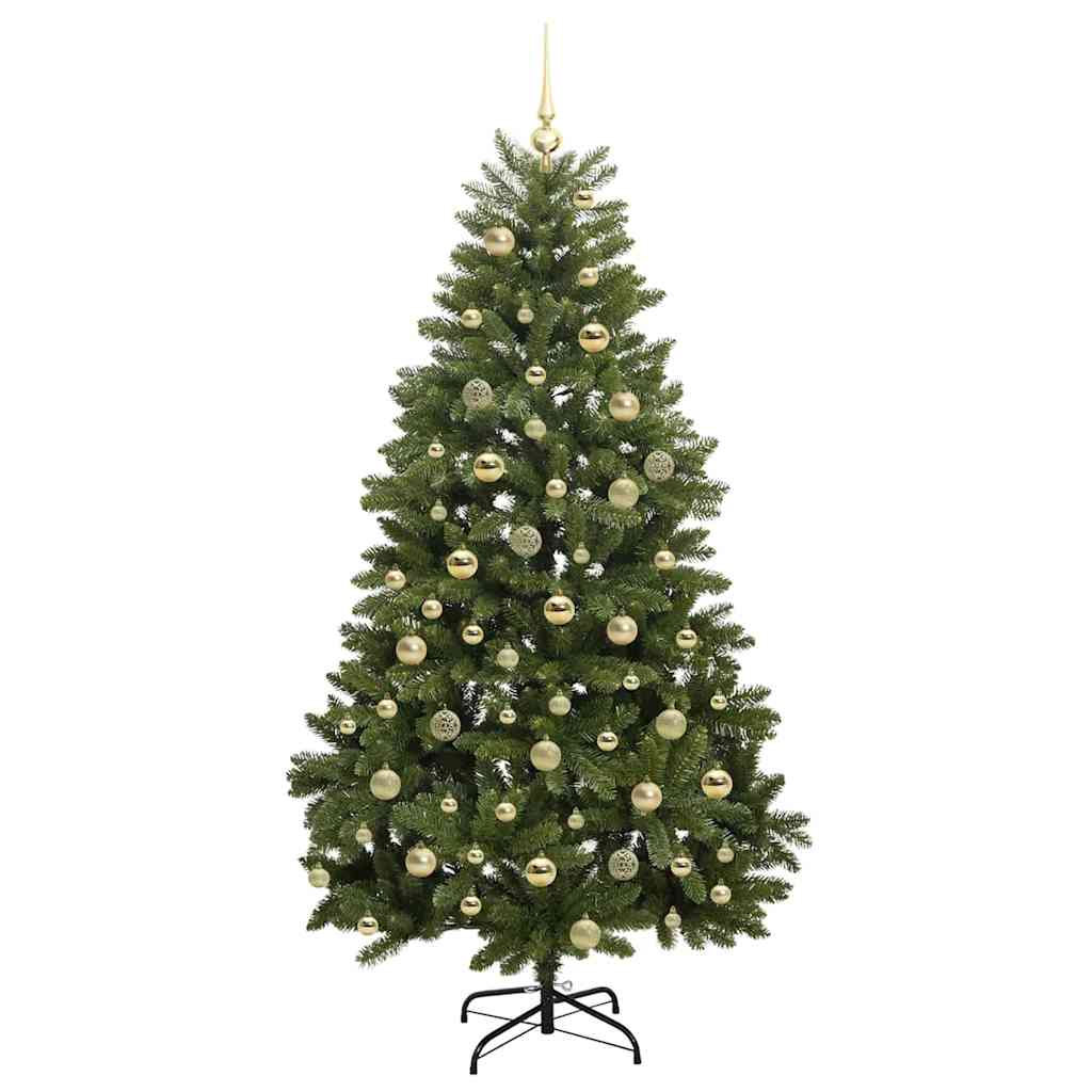 Artificial Christmas Tree with Stand Green 180 cm PVC and Metal