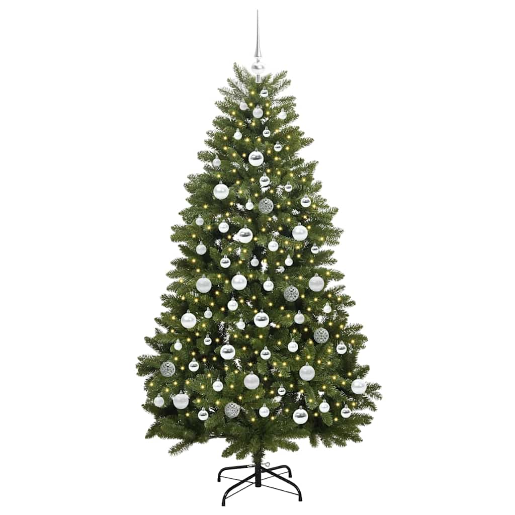 Artificial Christmas Tree with Stand Green 180 cm PVC and Metal