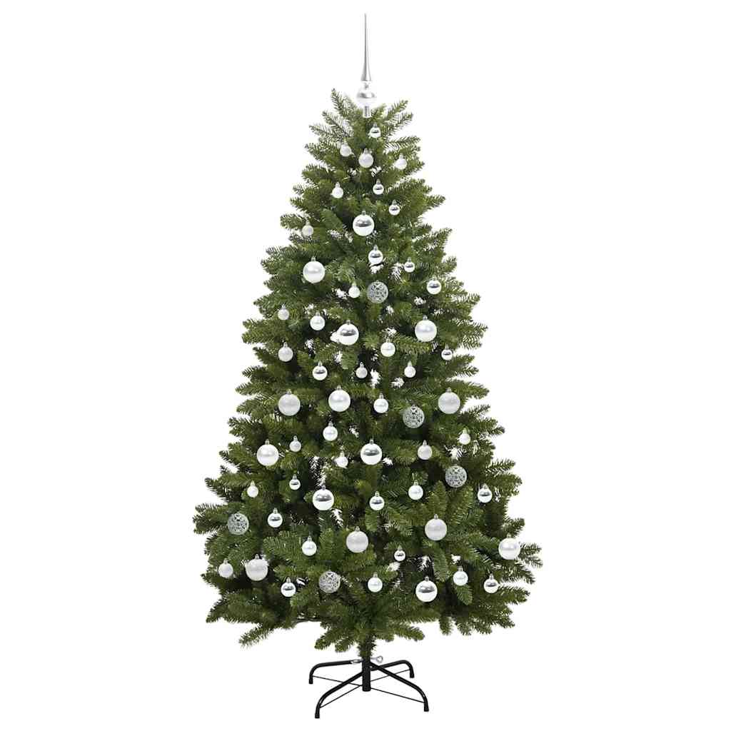 Artificial Christmas Tree with Stand Green 180 cm PVC and Metal