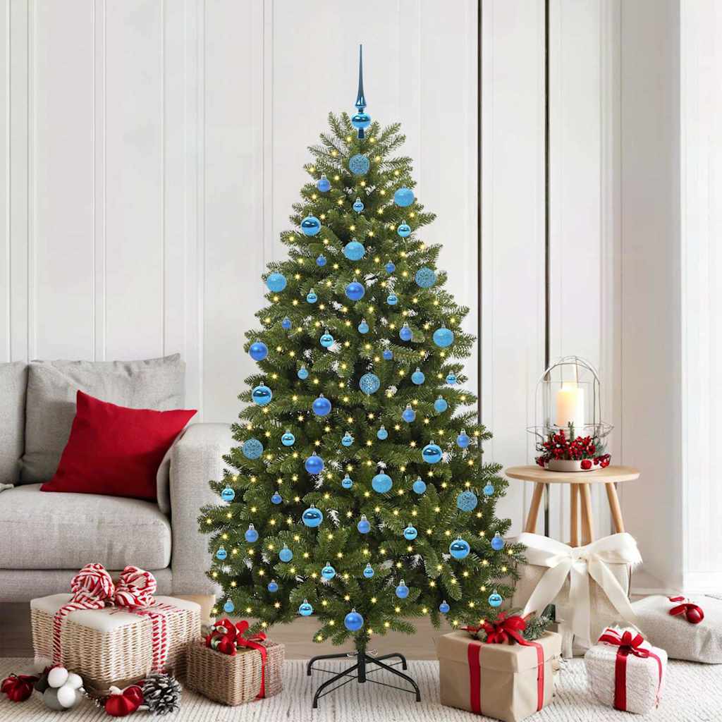 Artificial Christmas Tree with Stand Green 180 cm PVC and Metal